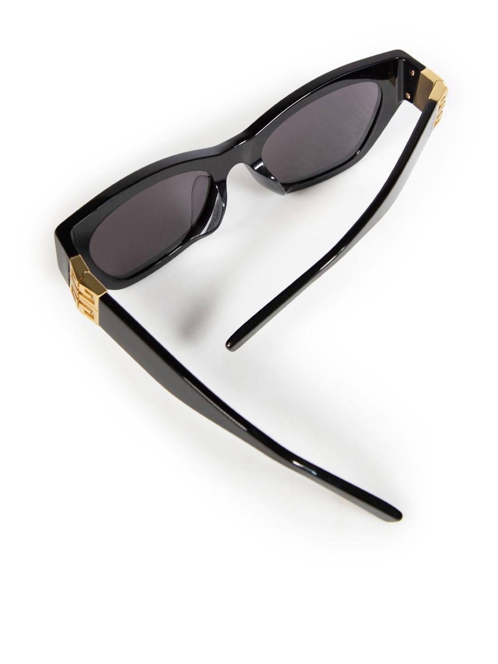 Givenchy SS24 Schwarze Katzenaugen-Sonnenbrille 3