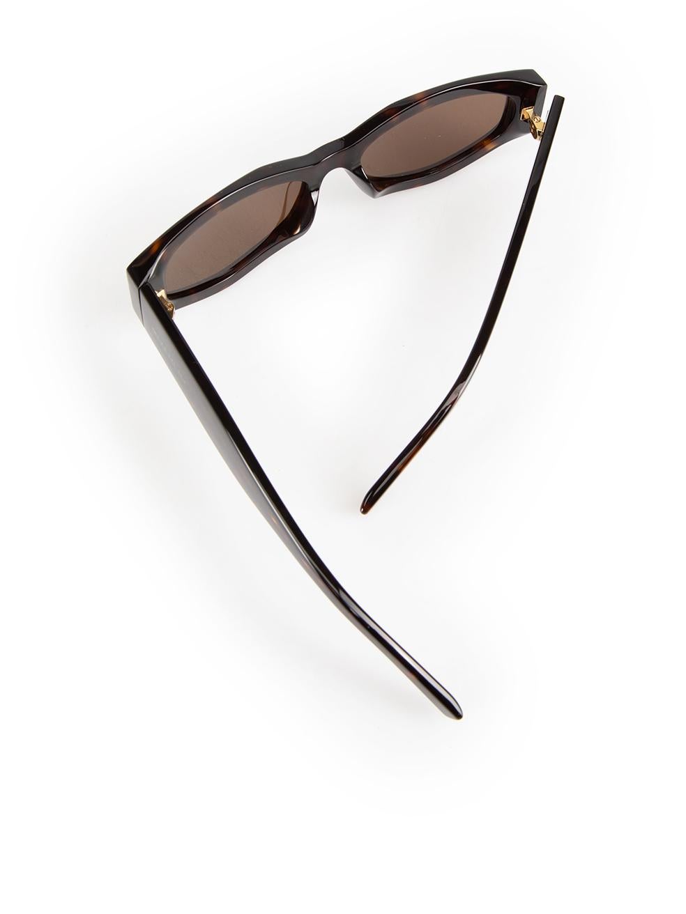 Givenchy SS24 Dark Havana Geometric Sunglasses 2