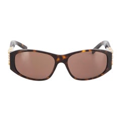 Givenchy SS24 Dark Havana Tortoiseshell Sunglasses