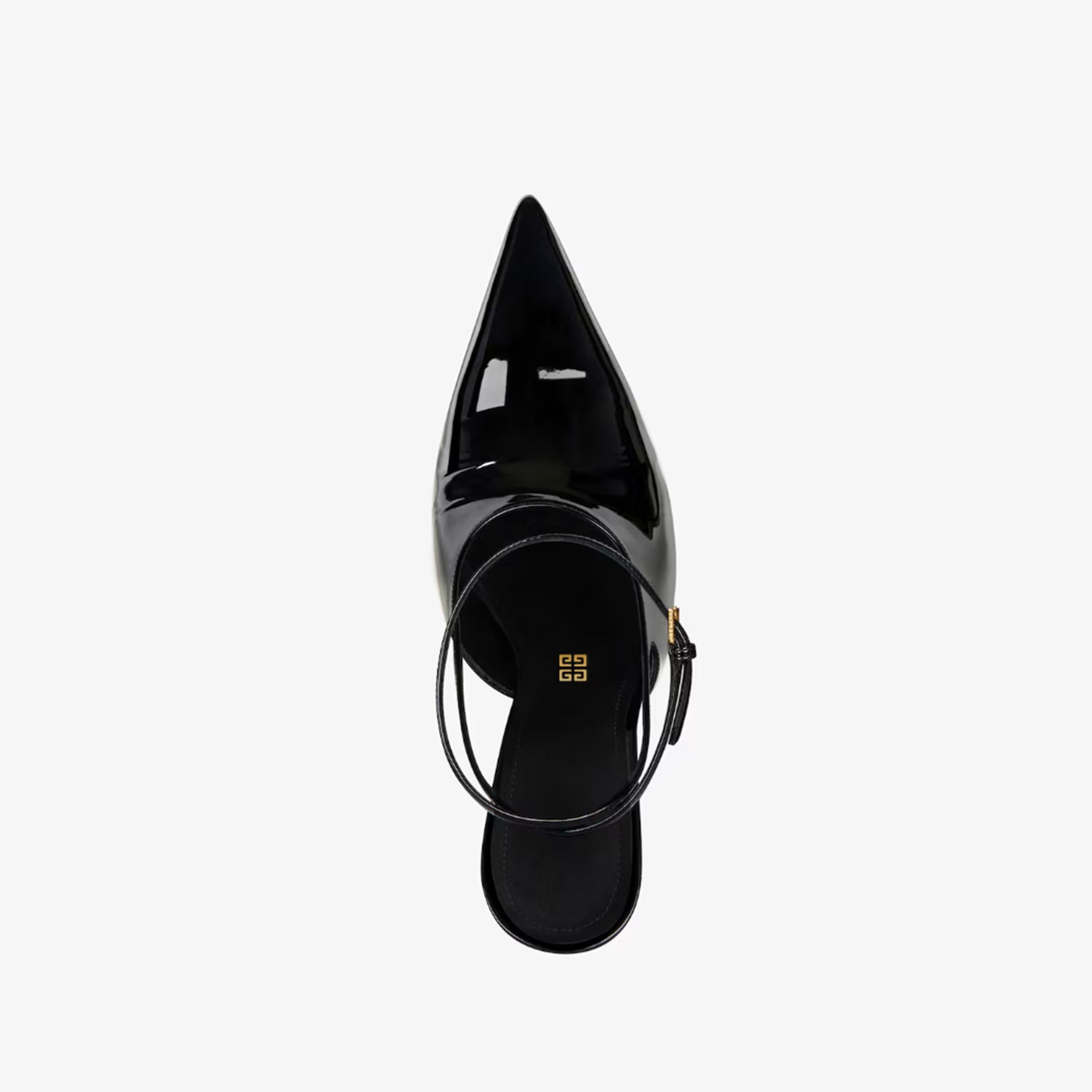 GIVENCHY SS24 Show slingbacks in patent leather For Sale 1