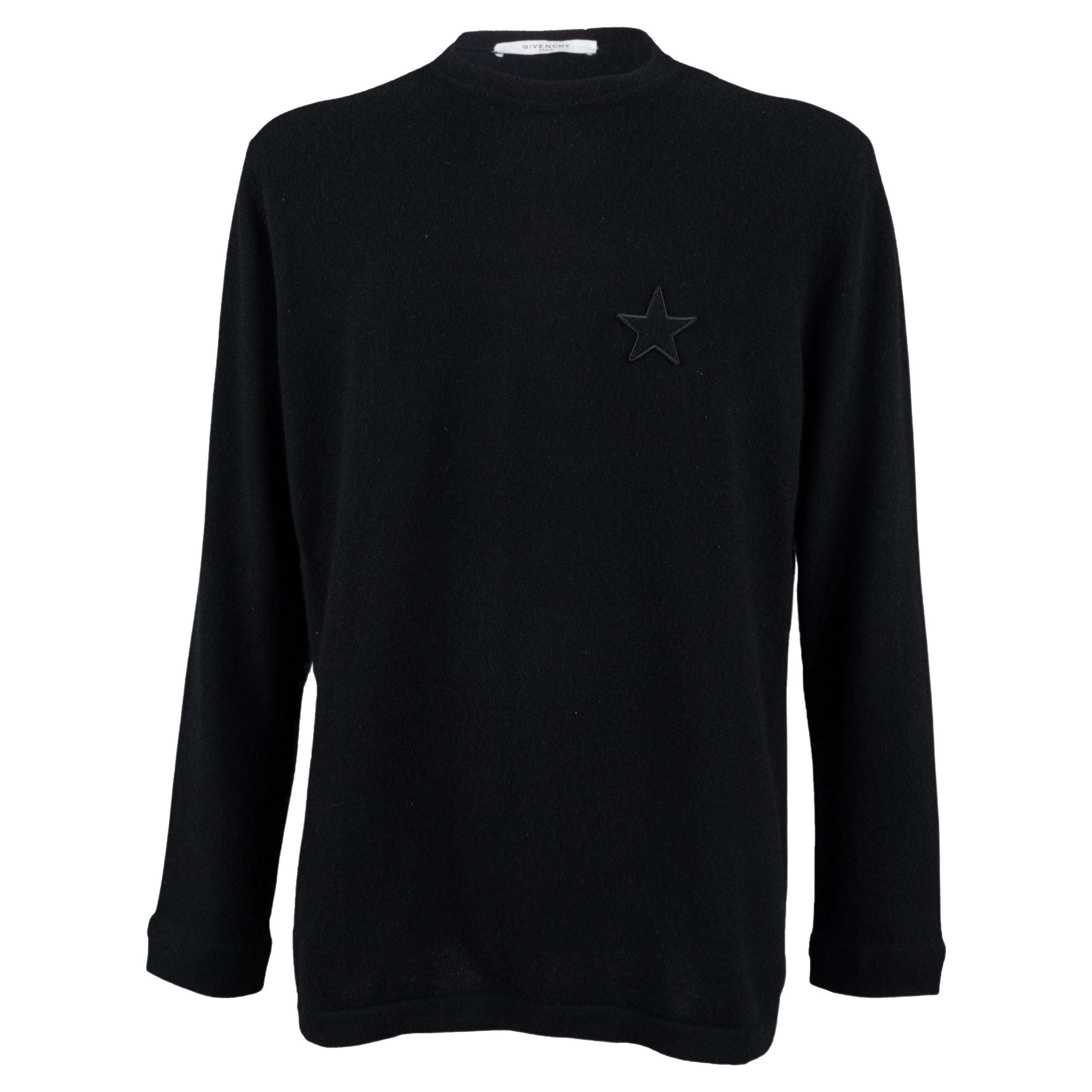 Givenchy Star Patch Cashmere Sweater For Sale