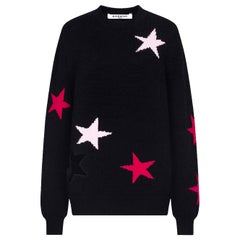 Givenchy Star-Printed Wool-Knit Sweater
