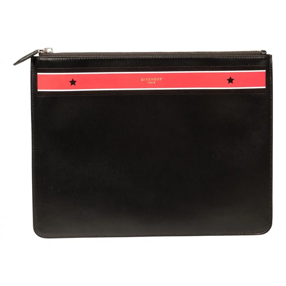 Givenchy Stars & Stripes Clutch in Black Red 2017 1