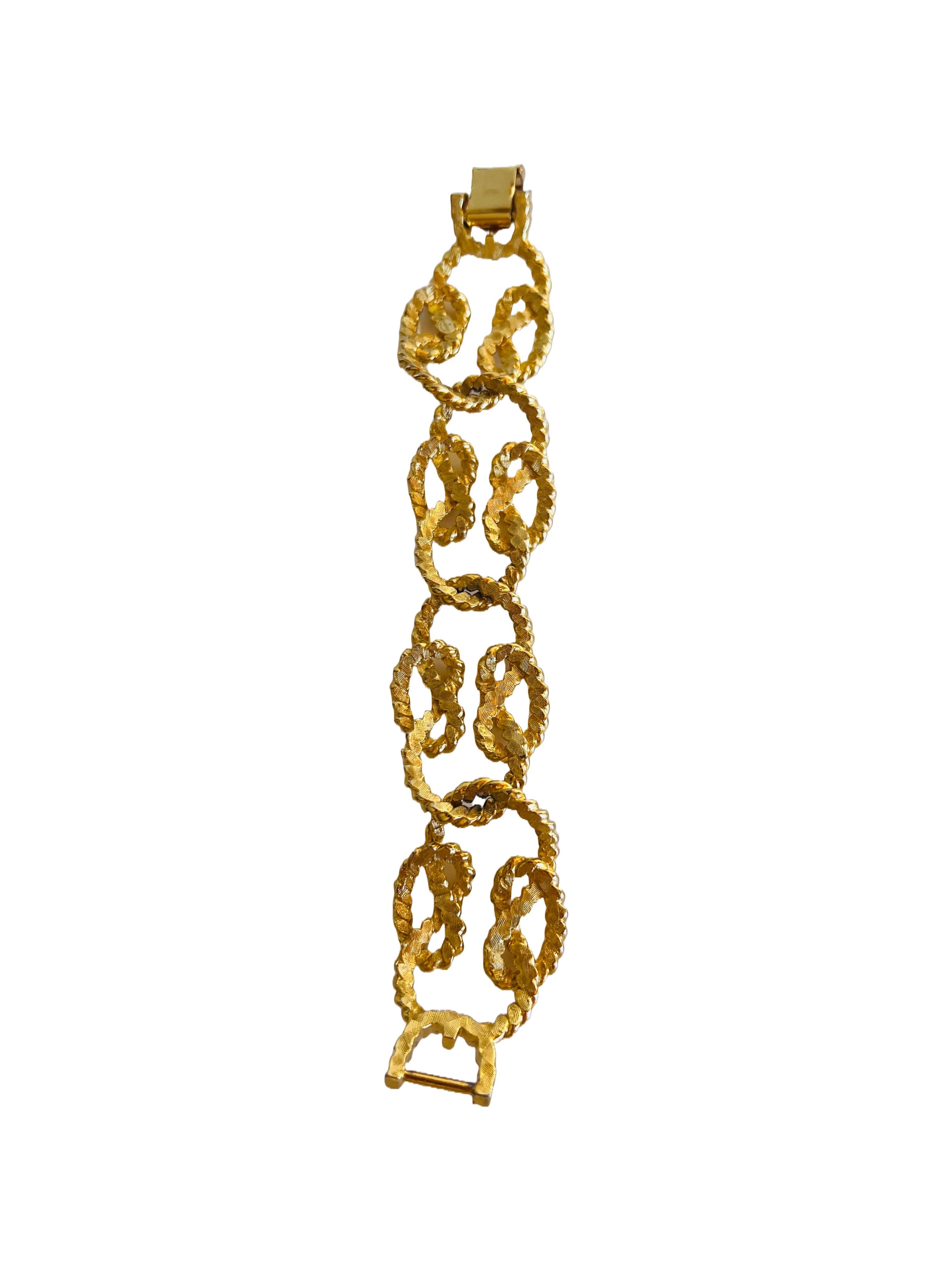Women's Givenchy Statement Twisted Rope Gold Choker Collar Necklace