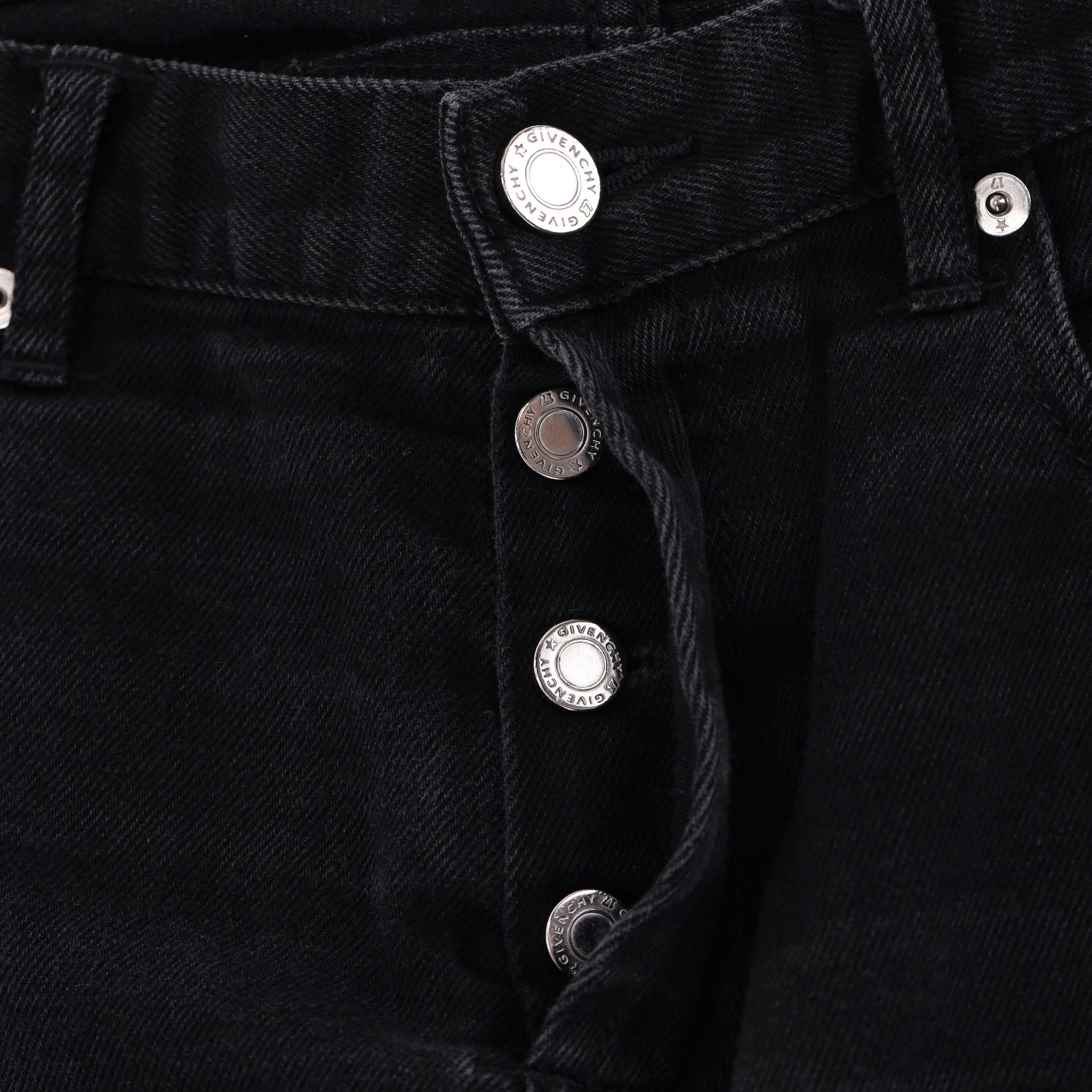 Givenchy Straight Leg Cotton Jeans For Sale 1