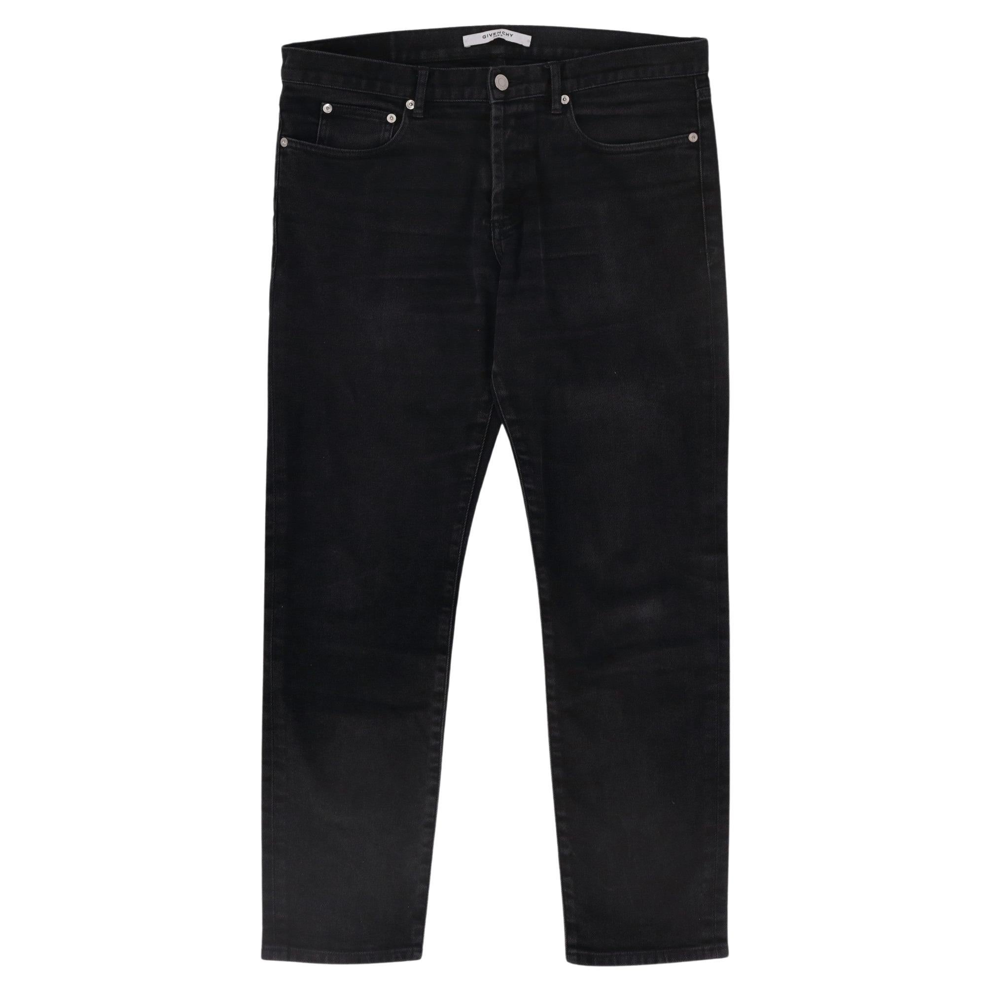 Givenchy Straight Leg Cotton Jeans For Sale