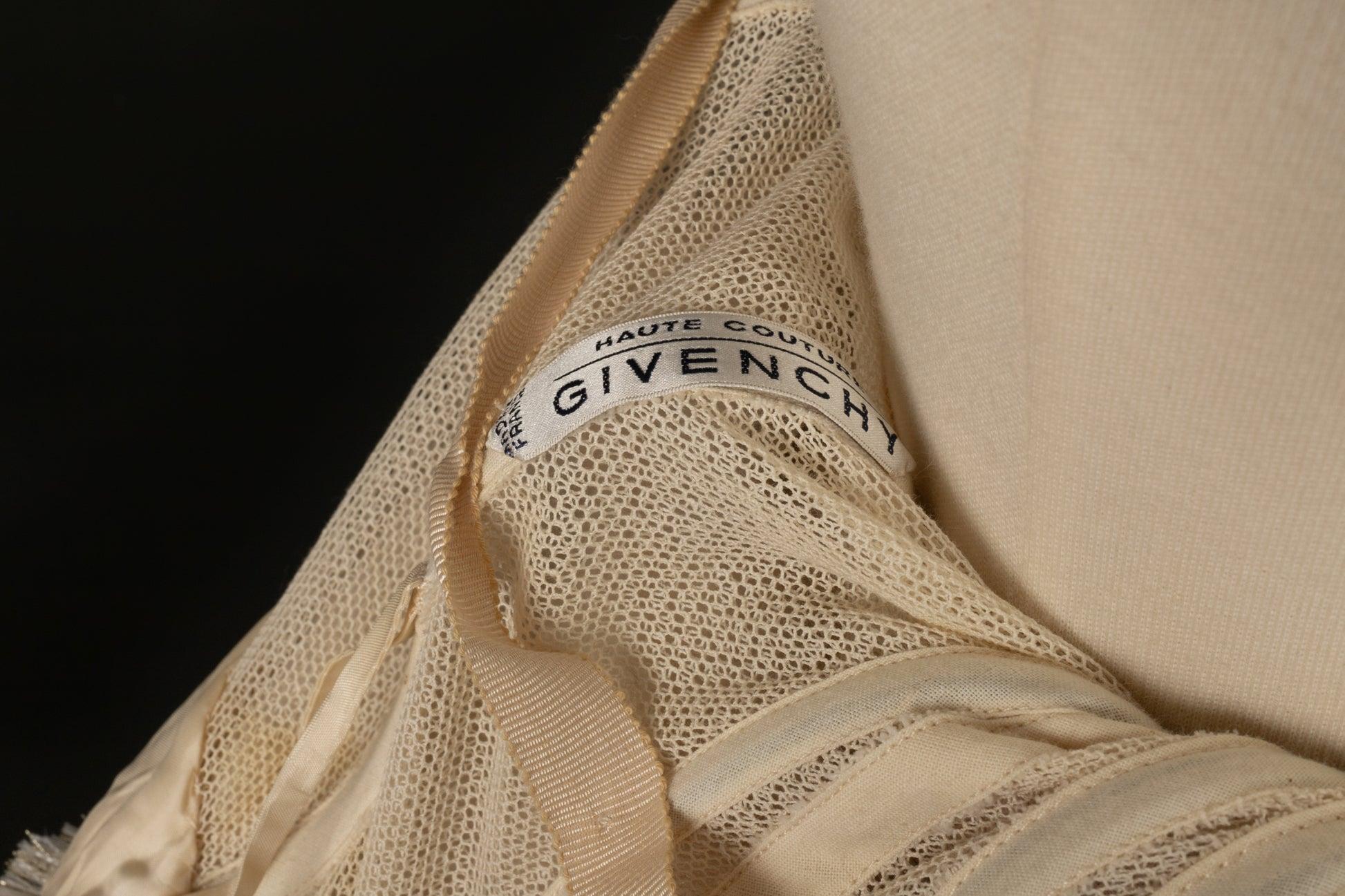 Givenchy Trägerloses Kleid Haute Couture mit passender Tasche 36FR, 1997 im Angebot 4