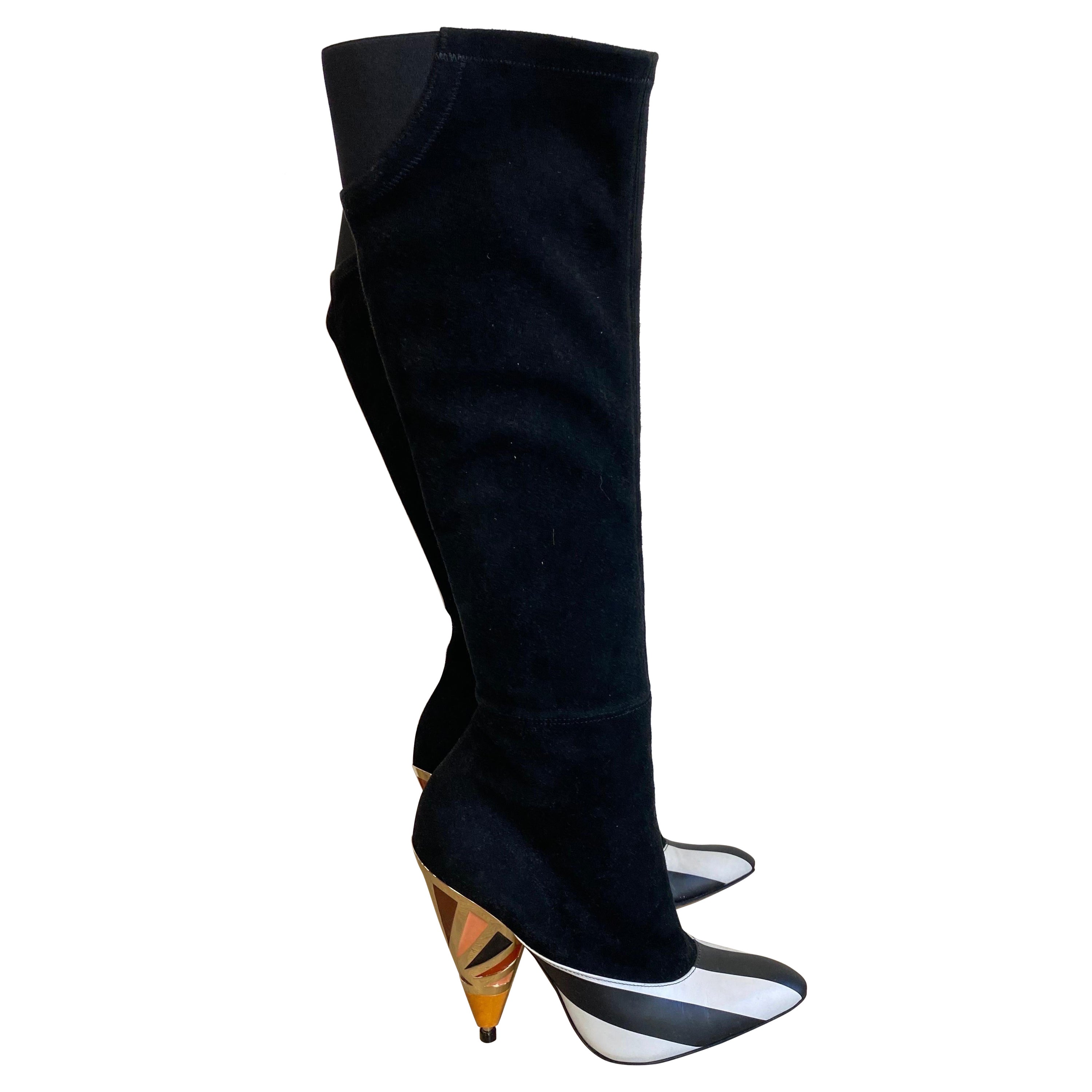 Givenchy suede black volta Fall 2016 For Sale