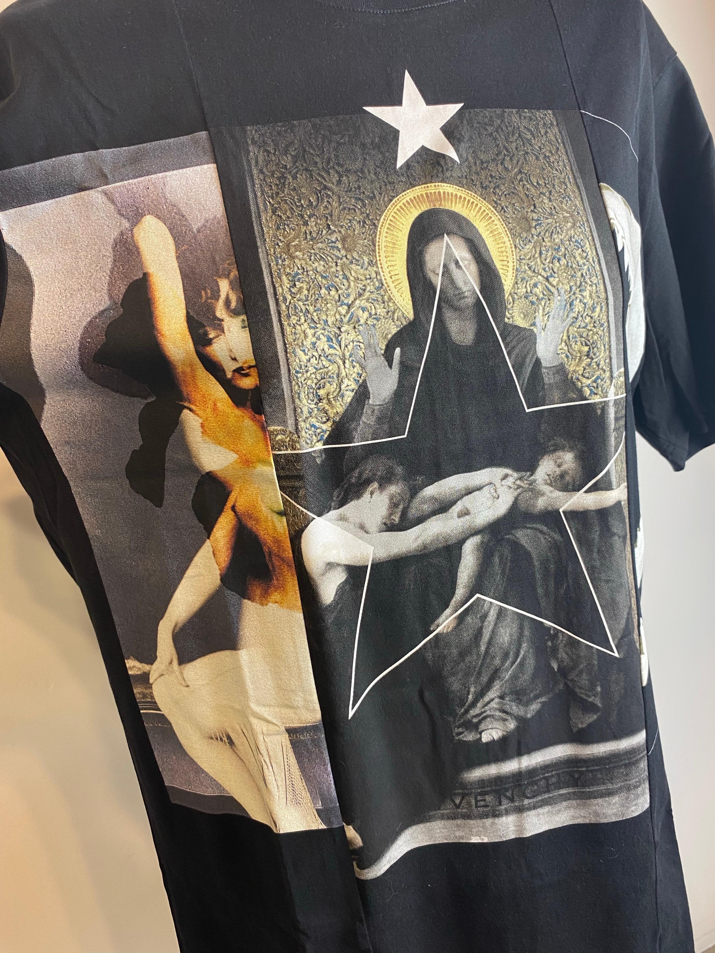 Nero T-shirt Givenchy di Riccardo Tisci dalla sfilata Pre-Fall 2012. in vendita