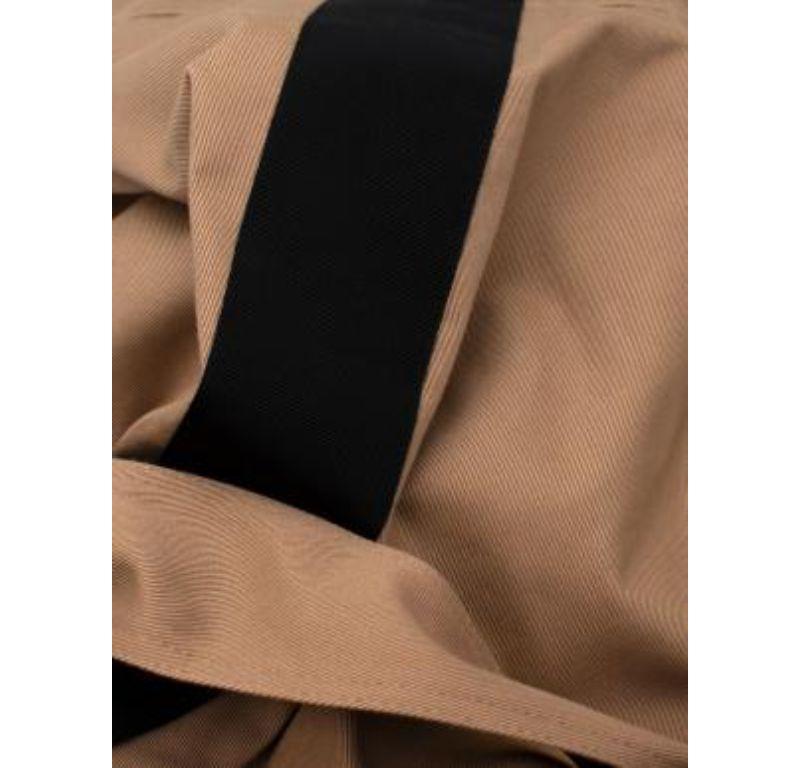 Givenchy Tan Belted Cotton Trench Coat For Sale 3