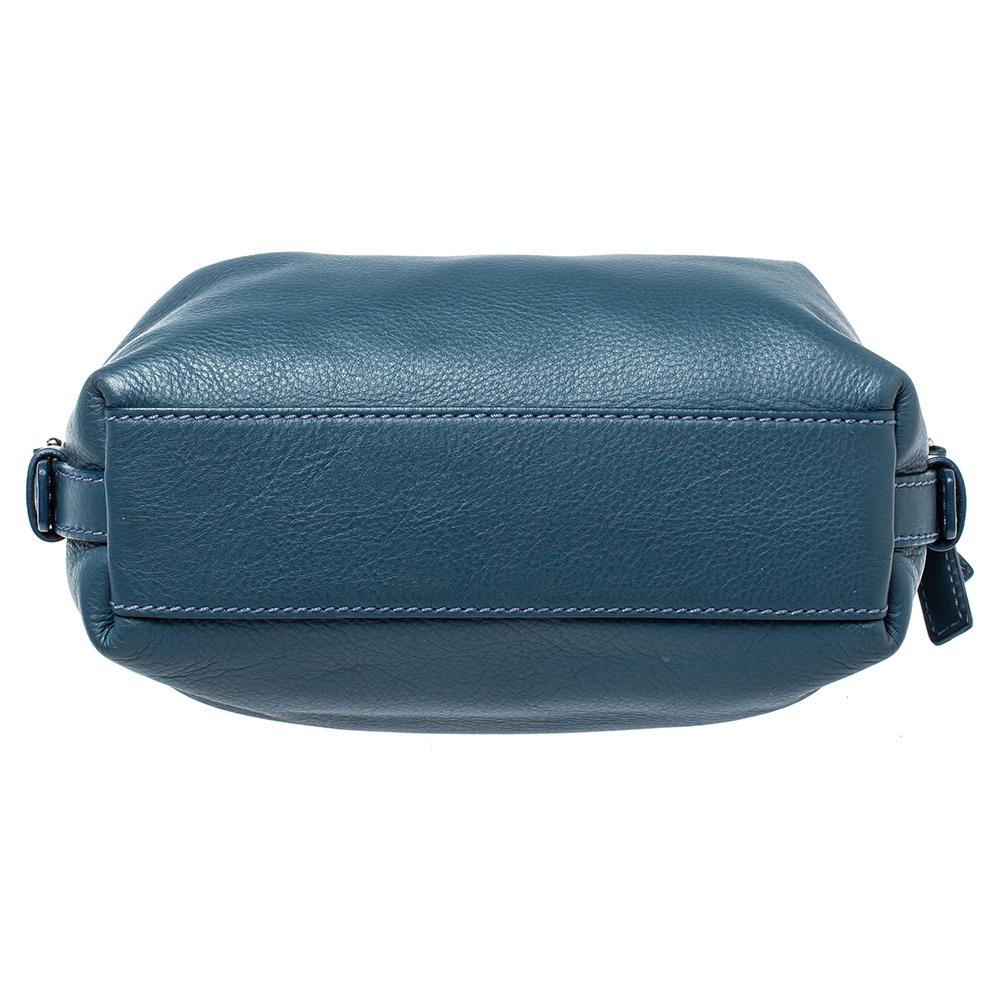 Givenchy Teal Blue Leather Mini Nightingale Bag 4