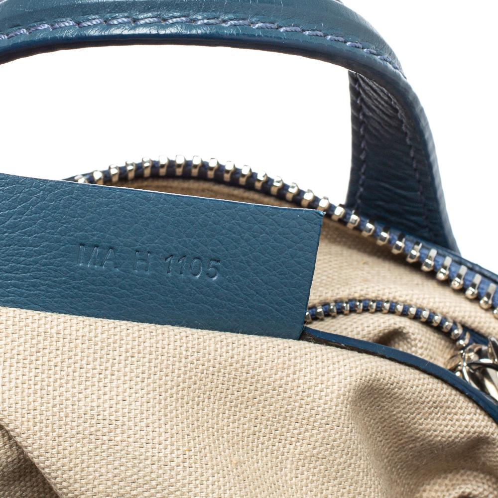 Givenchy Teal Blue Leather Mini Nightingale Bag 1