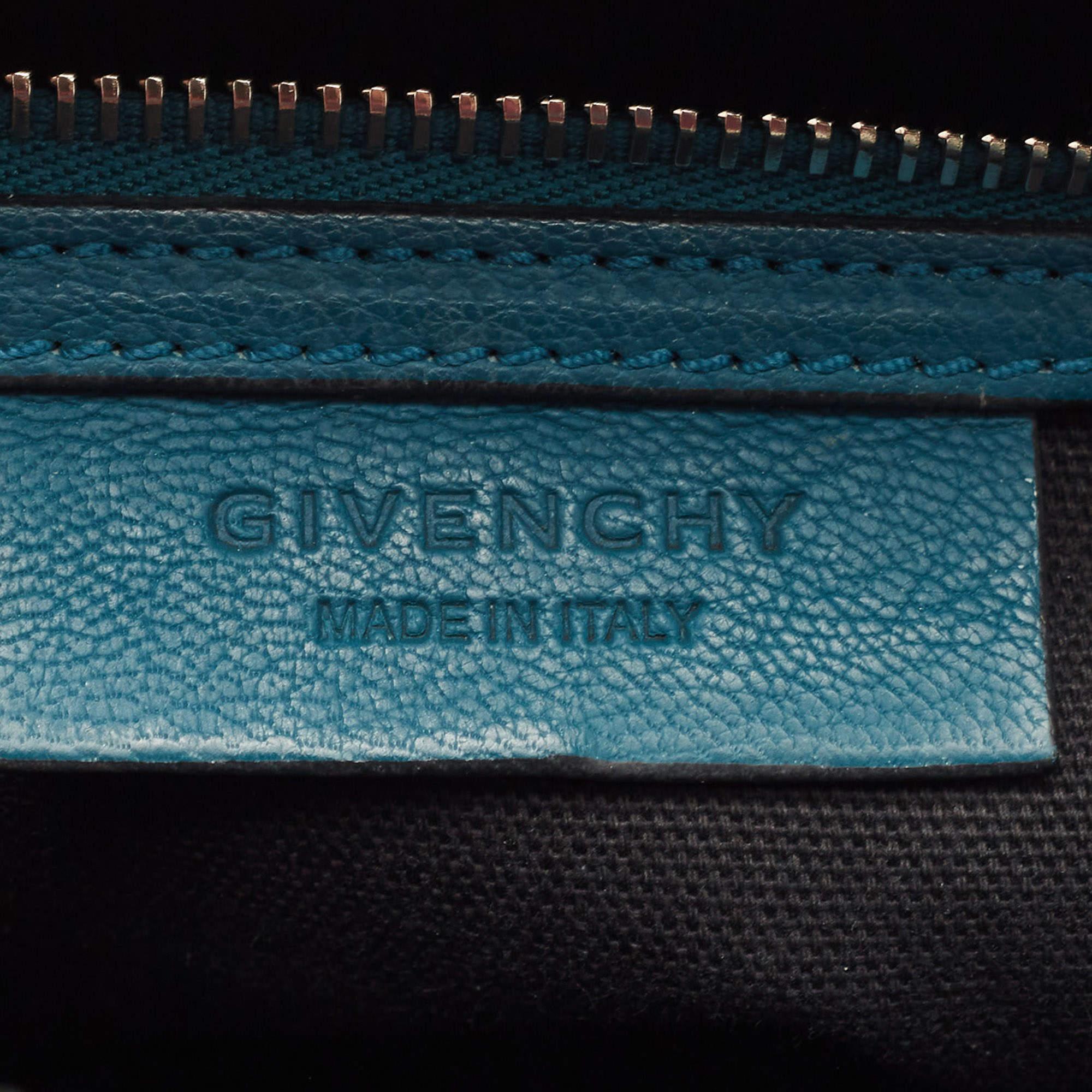 Givenchy Teal Leather Small Antigona Satchel 1