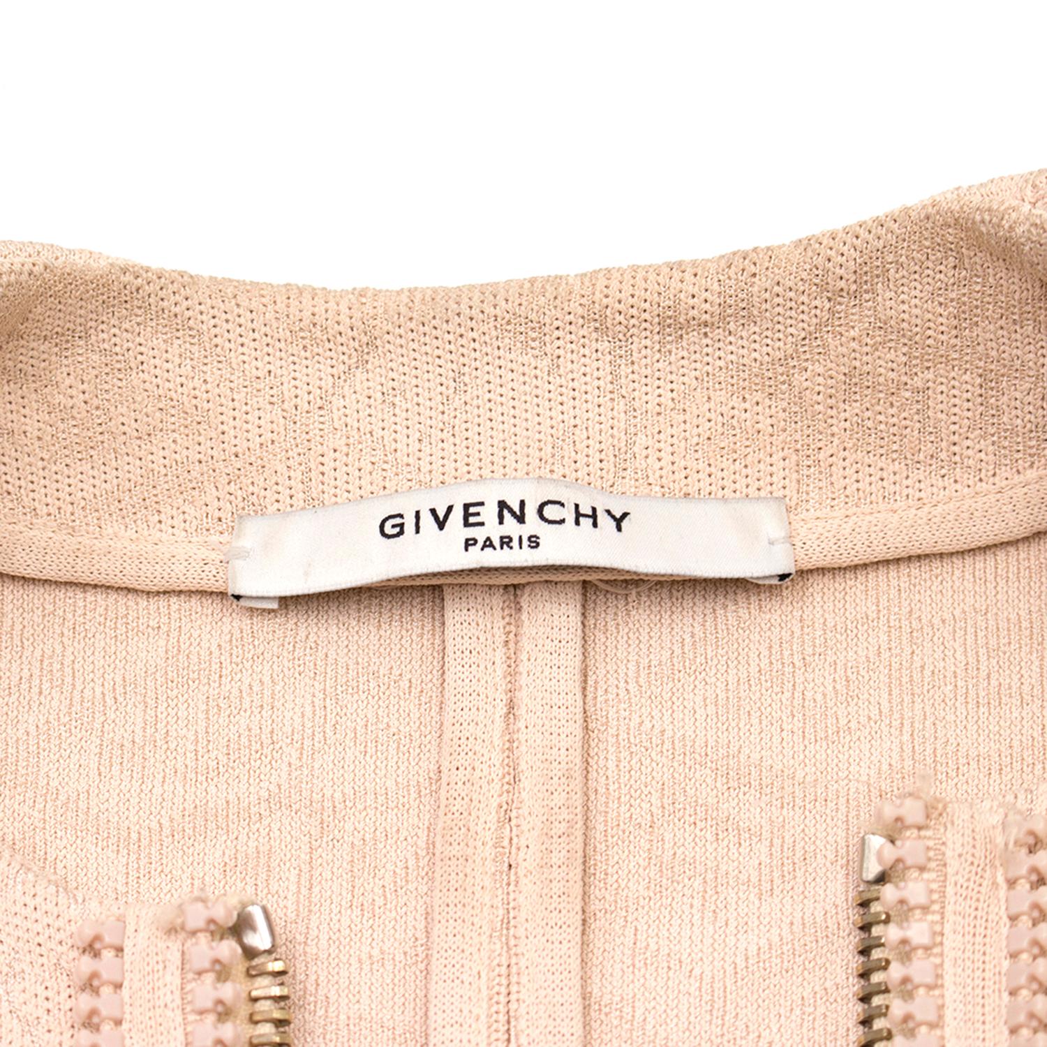 Women's Givenchy Textured Leopard Print Pink Jacket SIZE L For Sale