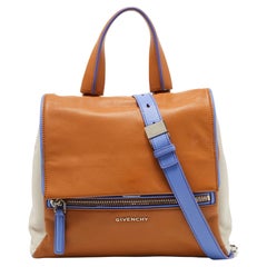 Used Givenchy Tri Color Leather Pandora Pure Top Handle Bag