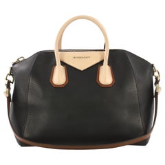Used Givenchy Tricolor Antigona Bag Leather Medium