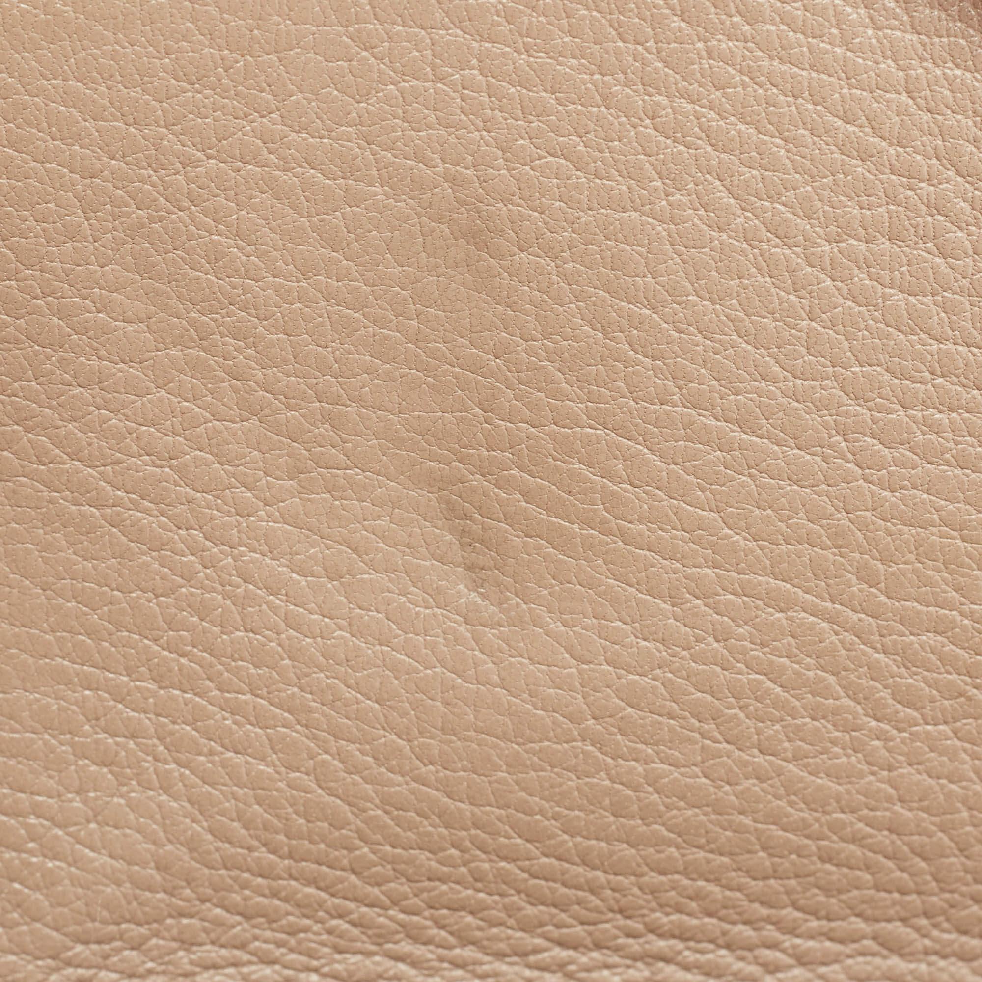 Givenchy Two Tone Beige Leather Small GV3 Shoulder Bag 3