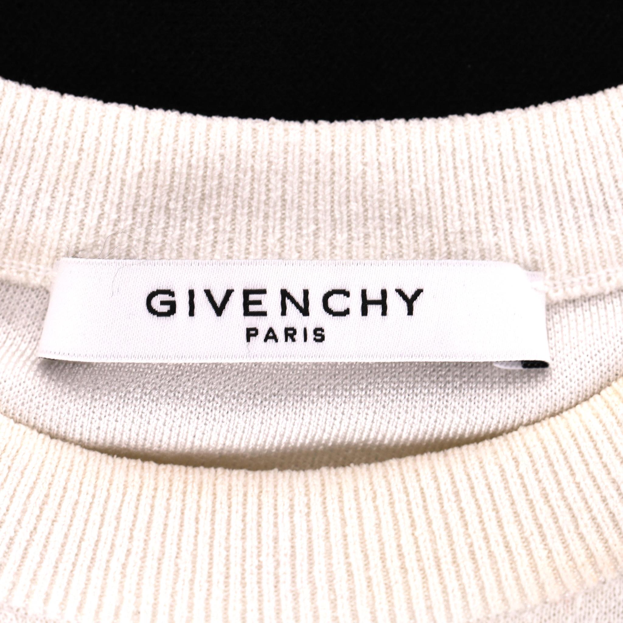 Top cape bicolore Givenchy en vente 2