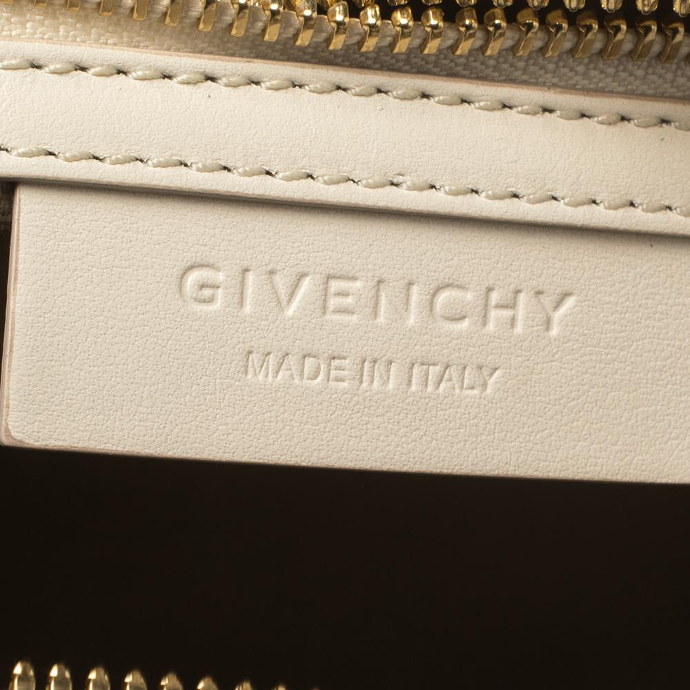 Givenchy Vanilla Leather Sway Top Handle Bag 6