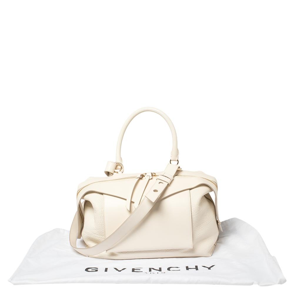 Givenchy Vanilla Leather Sway Top Handle Bag 2