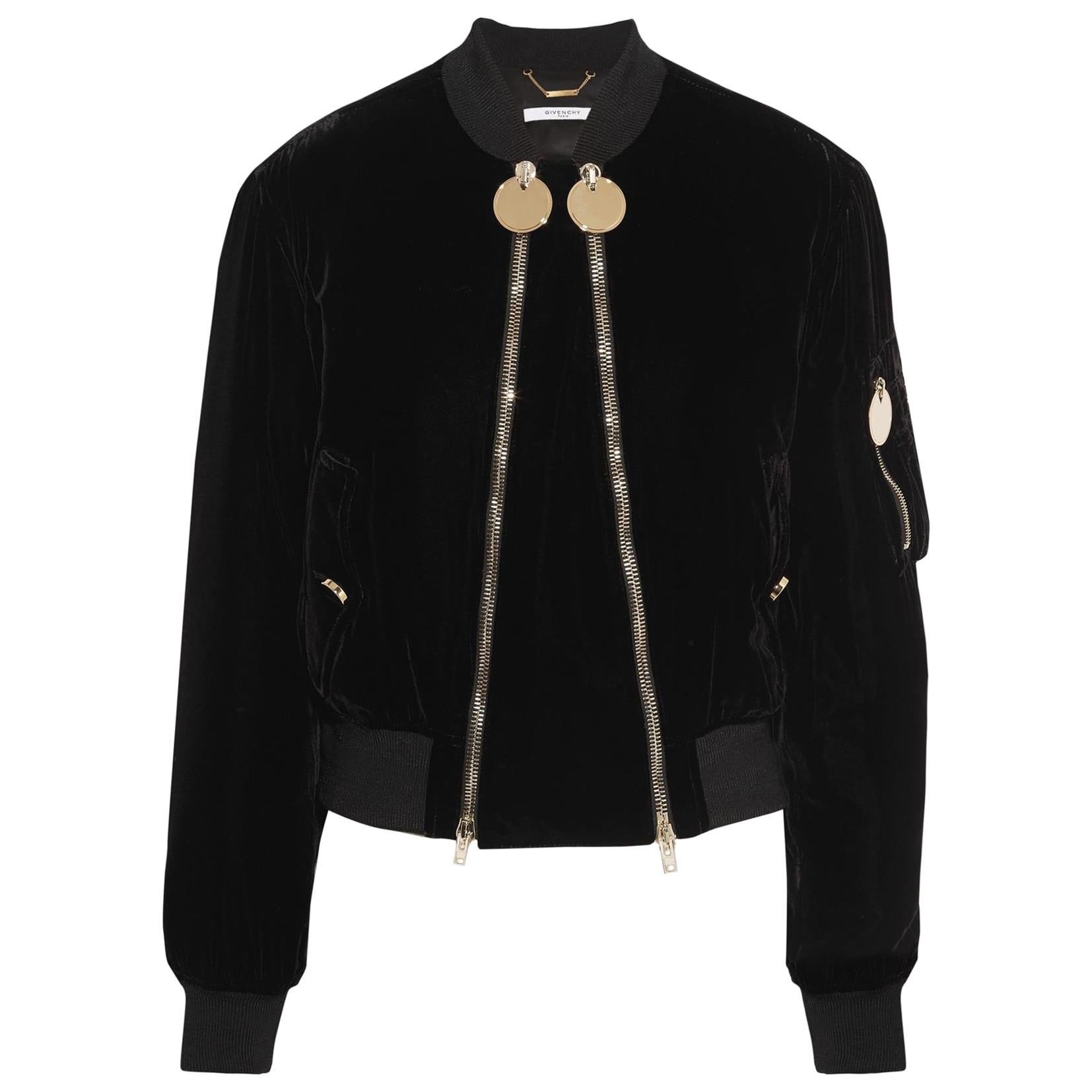 Givenchy Velvet Bomber Jacket