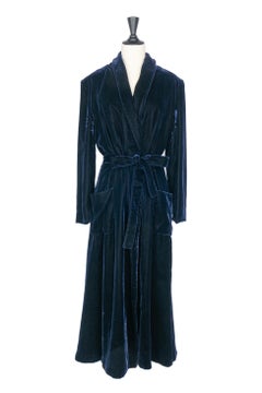 Givenchy velvet coat dress by John Galliano Couture 1996