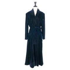 Givenchy velvet coat dress by John Galliano Couture 1996