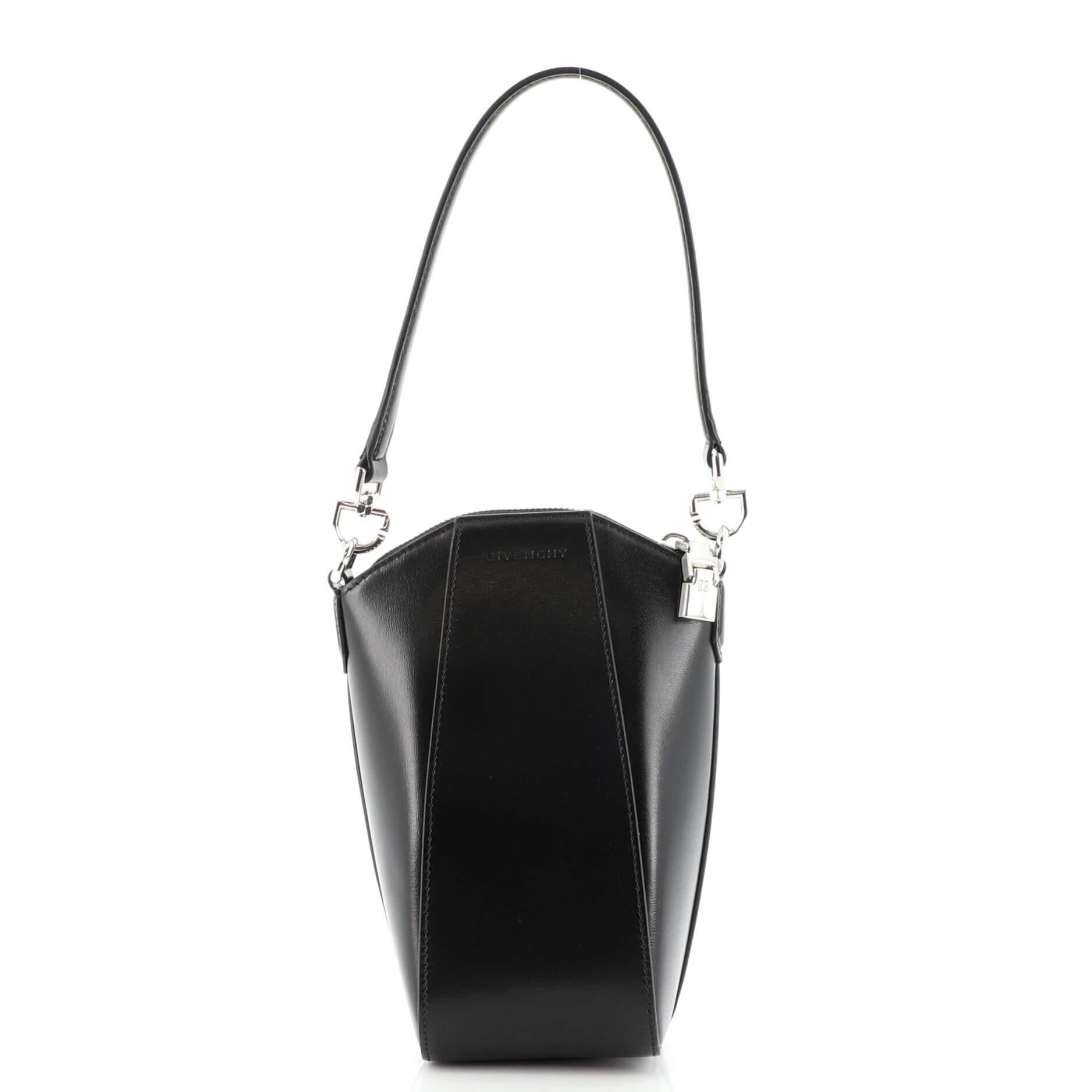 Black Givenchy Vertical Antigona Leather Mini