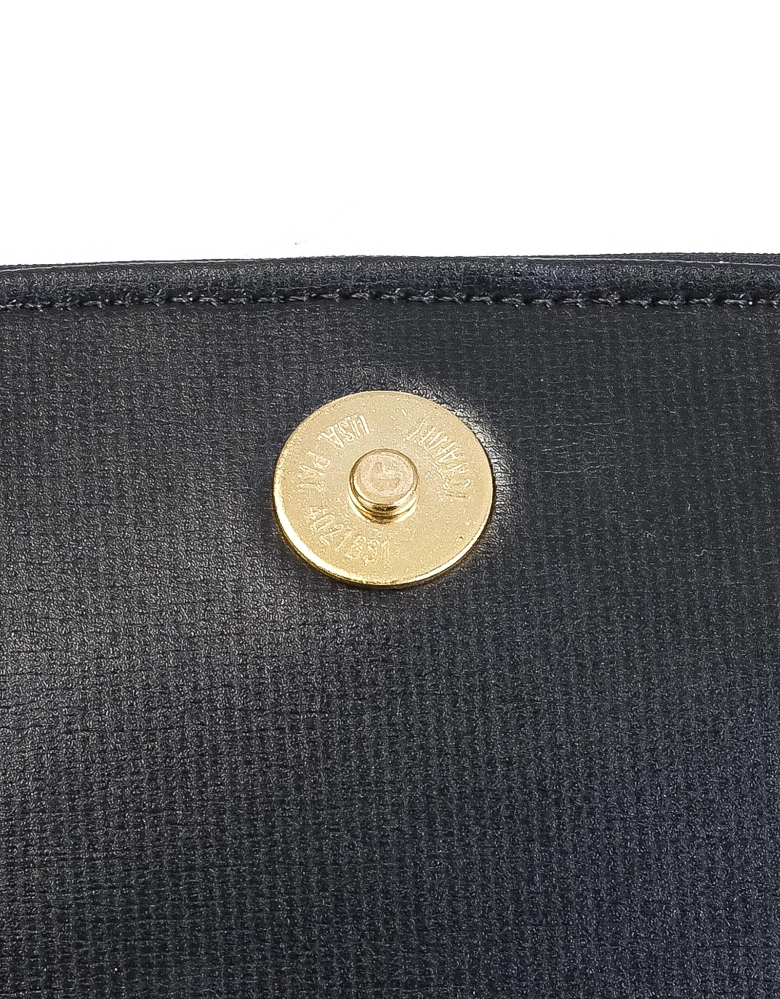 Givenchy Vintage Black Satin Embroidery Flap Bag In Good Condition For Sale In Montreal, Quebec