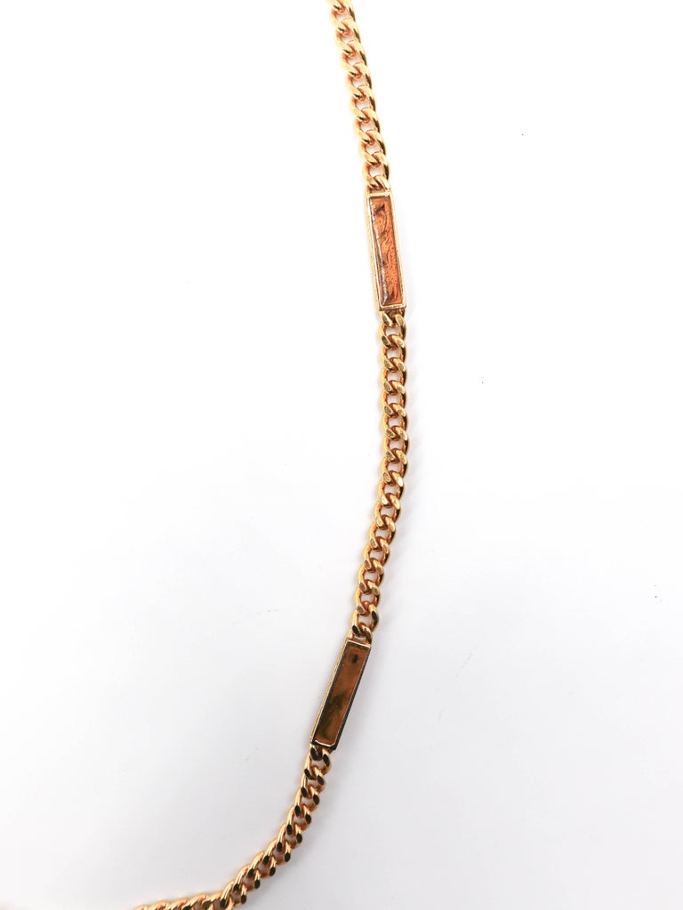 Envy Long Gold Chain Necklace