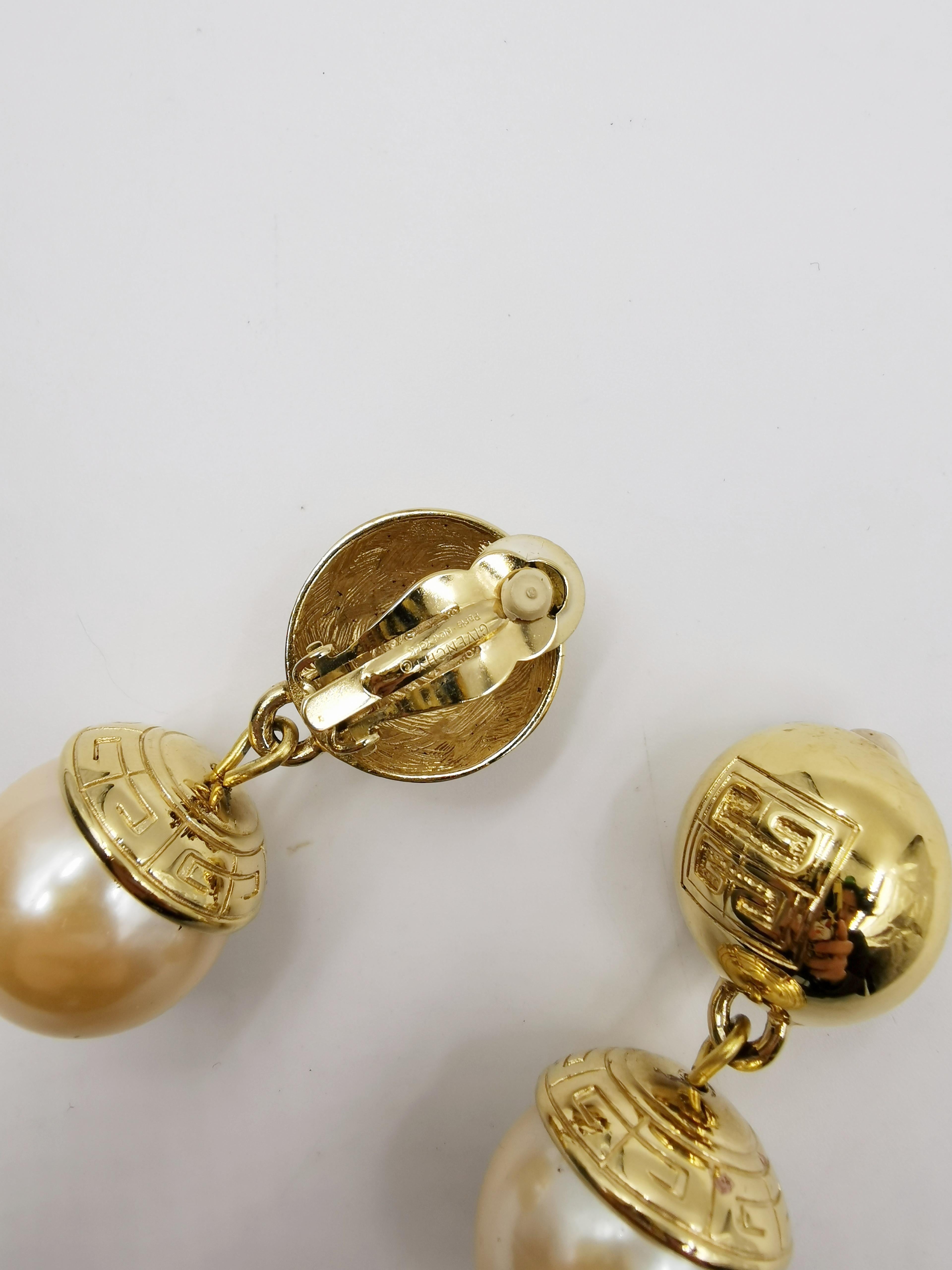 givenchy pearl earrings