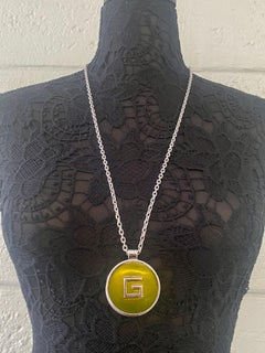 Givenchy Vintage Monogram Logo Necklace