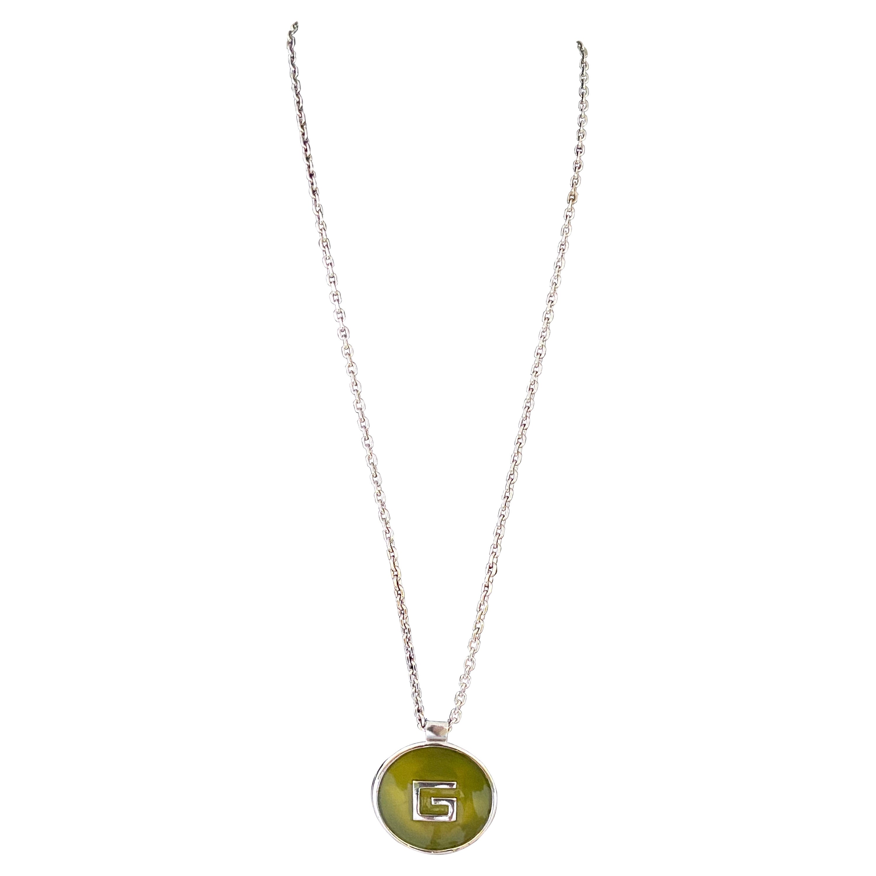 Collar Givenchy Vintage Monograma Logo en venta