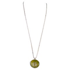 Givenchy, collier vintage à monogrammes avec logo