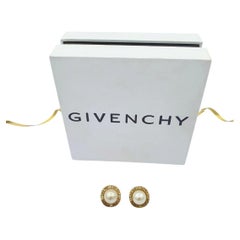 Givenchy Vintage Pearl Clip-On Earrings 1980s