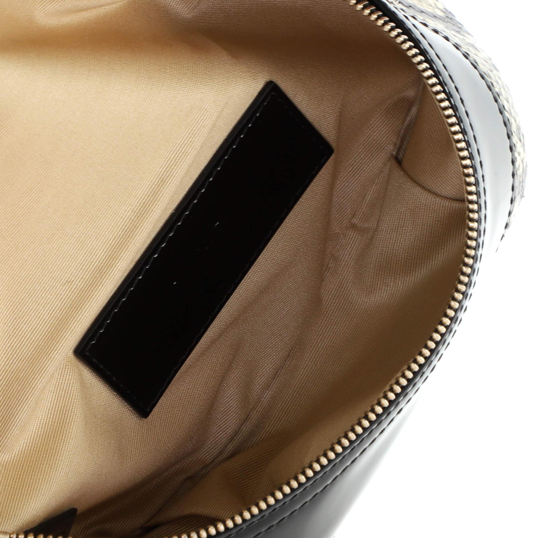 Women's or Men's Givenchy Whip Belt Bag Patent and Leather with Snakeskin Small
