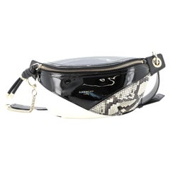 Givenchy Whip Belt Bag Patent and Leather with Snakeskin Small