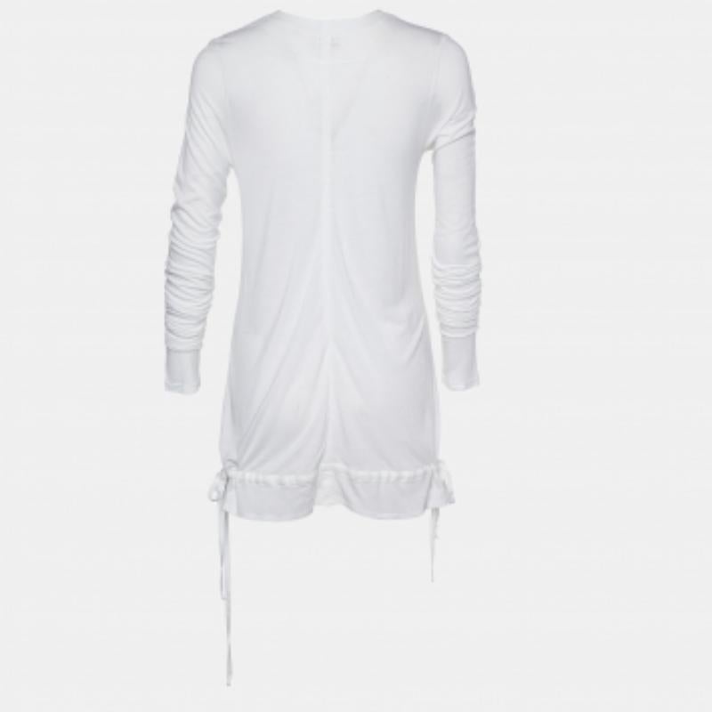Grigio S.S. White - Top a maniche intere in maglia - S.S. in vendita