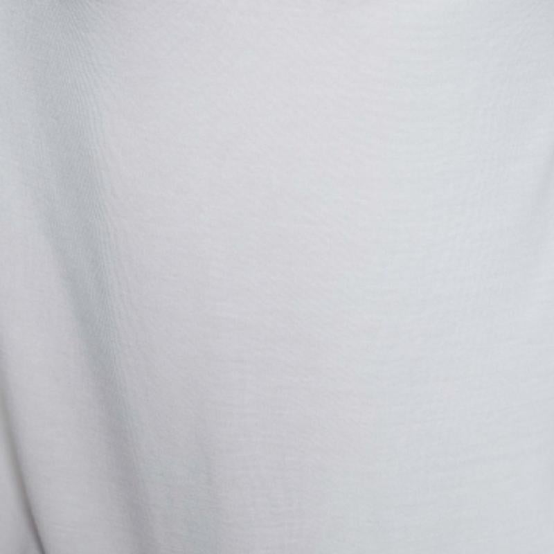 S.S. White - Top a maniche intere in maglia - S.S. In condizioni buone in vendita a Dubai, Al Qouz 2