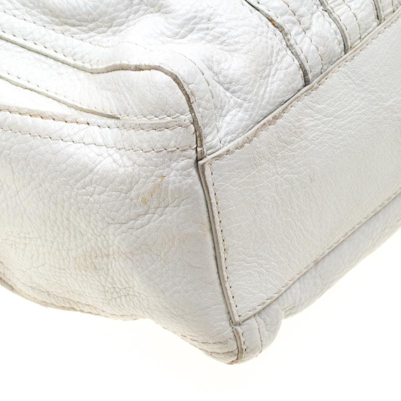 Givenchy White Leather Multiple Zip Shoulder Bag 7