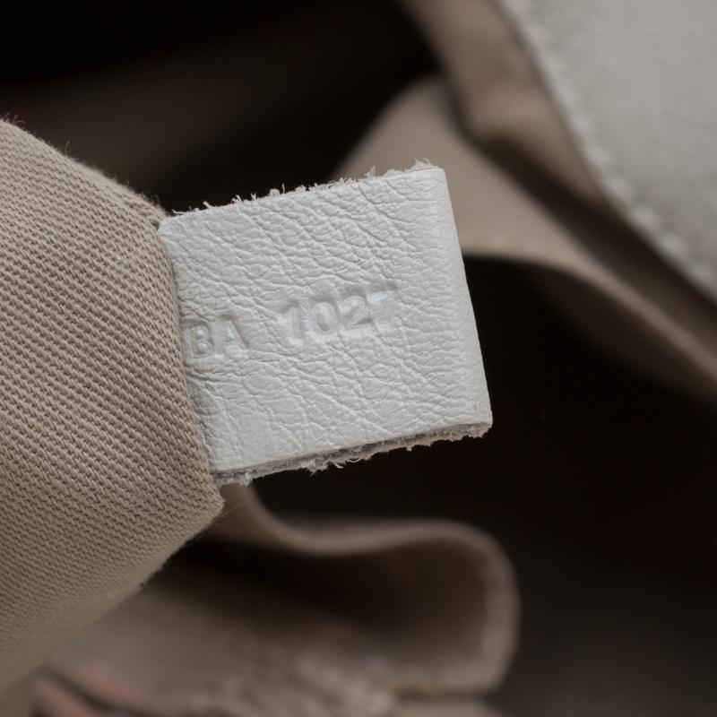 Givenchy White Leather Multiple Zip Shoulder Bag For Sale 1