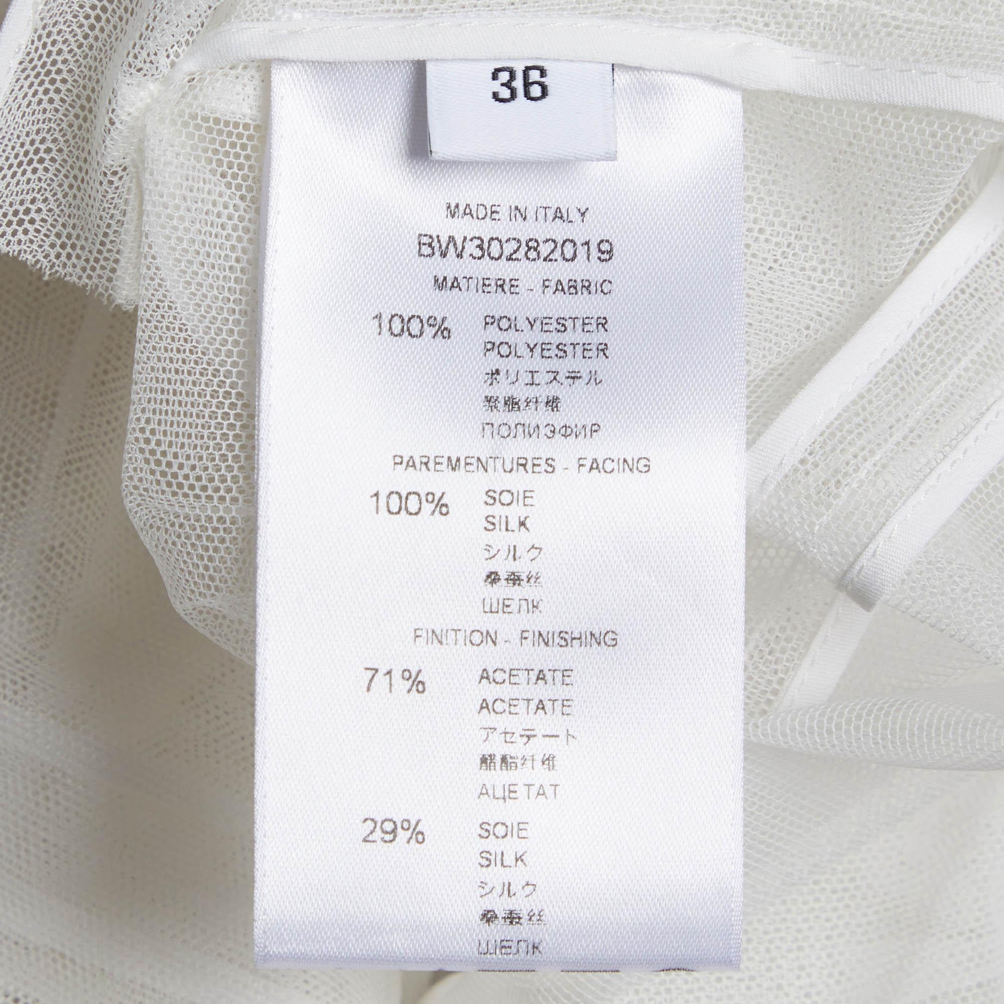 S.S. White Giacca senza maniche a rete di Givenchy in vendita 1