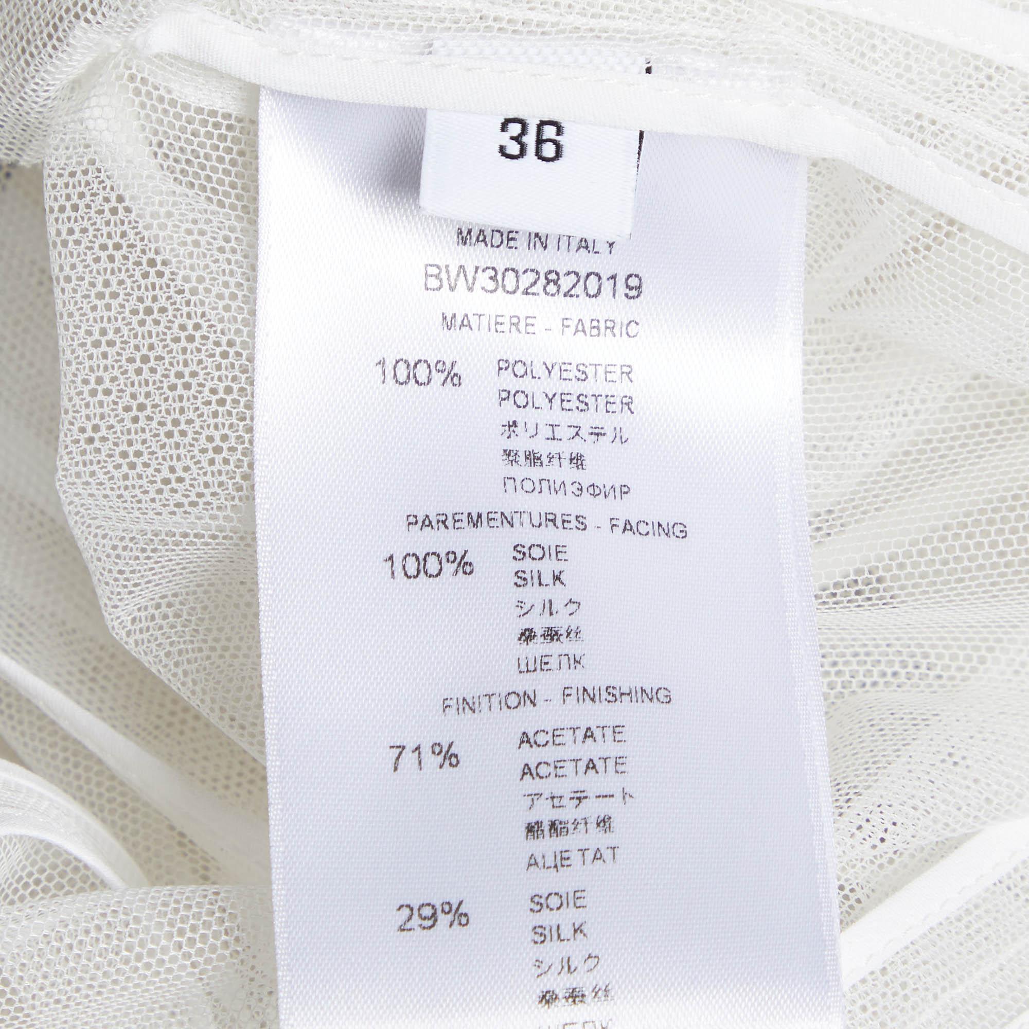 S.S. White Giacca senza maniche a rete di Givenchy in vendita 2