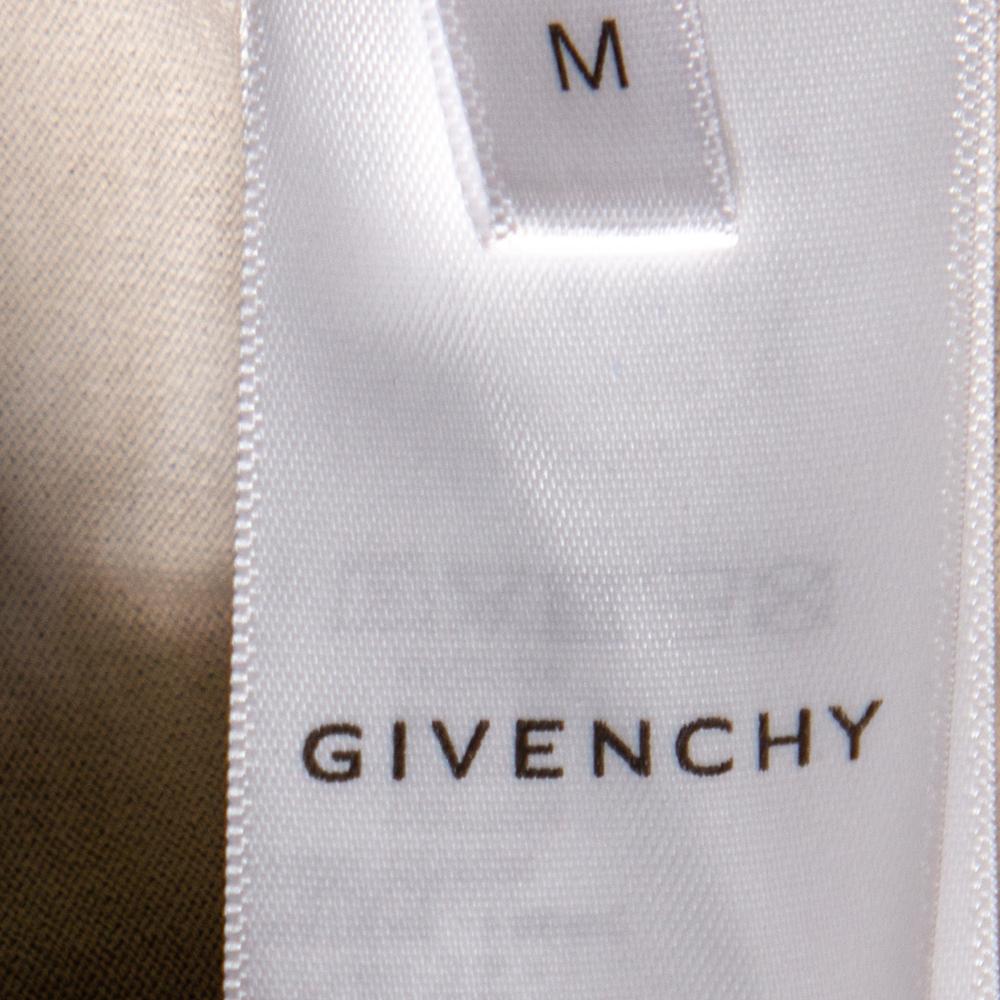 Weißes übergroßes T-Shirt von Givenchy aus bedruckter Baumwolle mit Tie-Dye-Herz und Crewneck in Übergröße M im Angebot 1