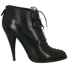 Givenchy Woman Ankle boots Black Leather IT 37