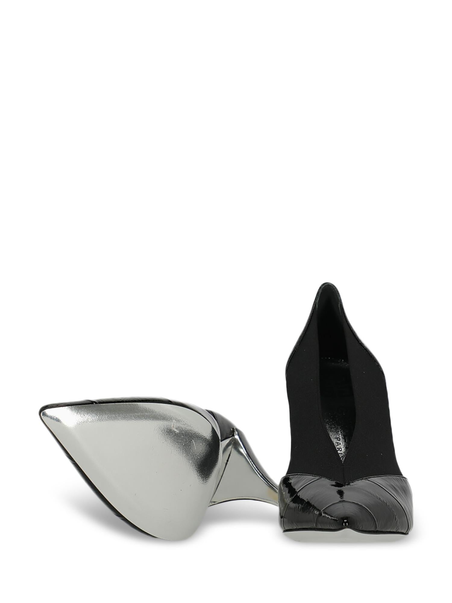 Givenchy Woman Pumps Black Leather IT 38.5 For Sale 1