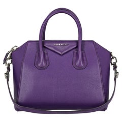 Givenchy  Women Handbags Antigona Purple Leather