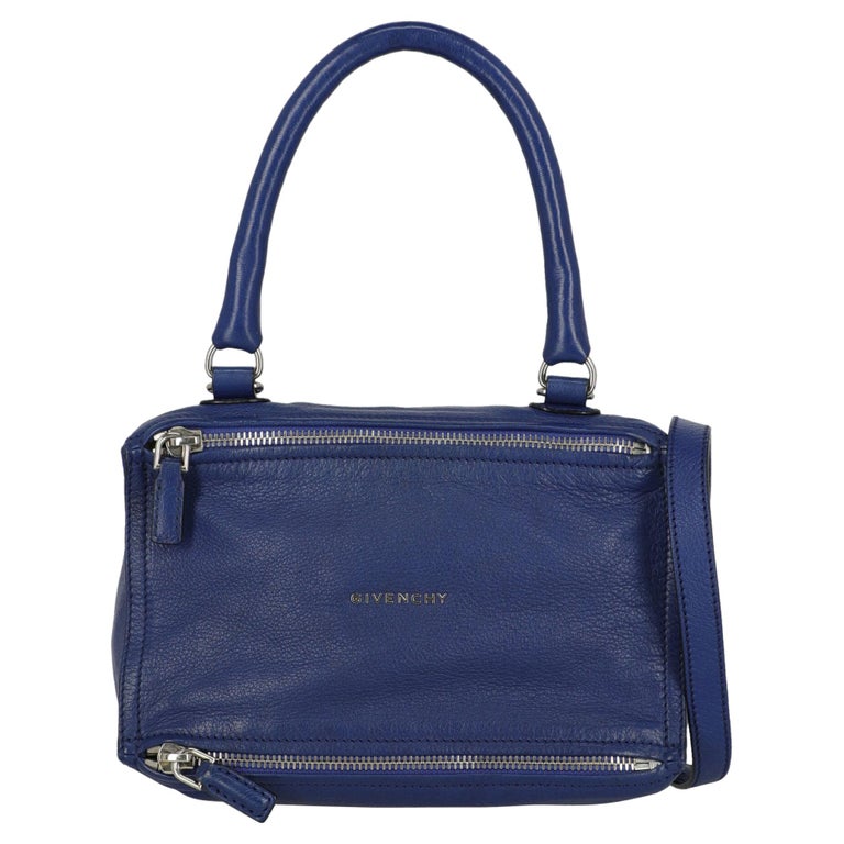 Givenchy Women Handbags Pandora Navy Leather For Sale at 1stDibs