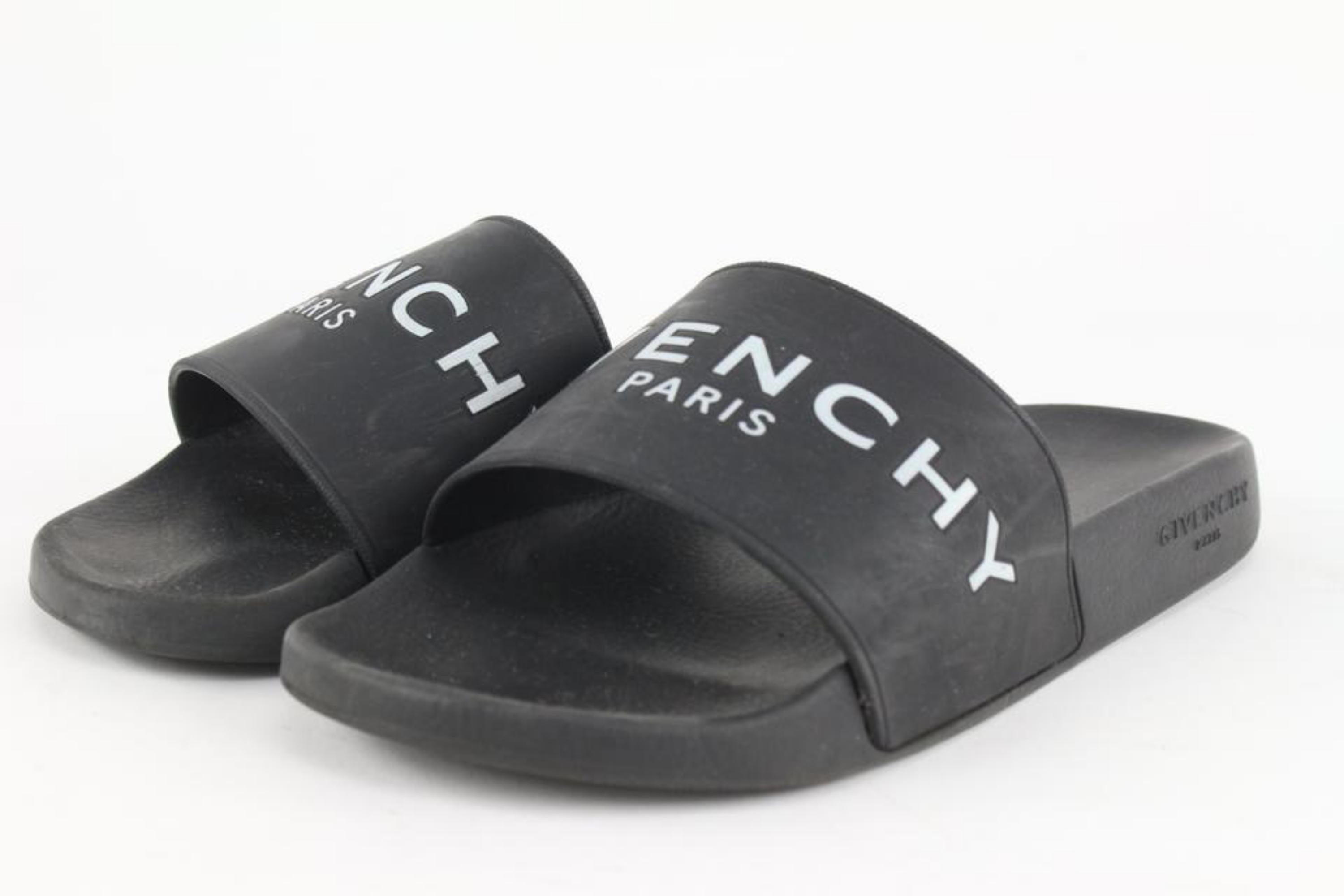 Givenchy Women's 7 US Logo Slides Sandals 4GV1112 For Sale 5