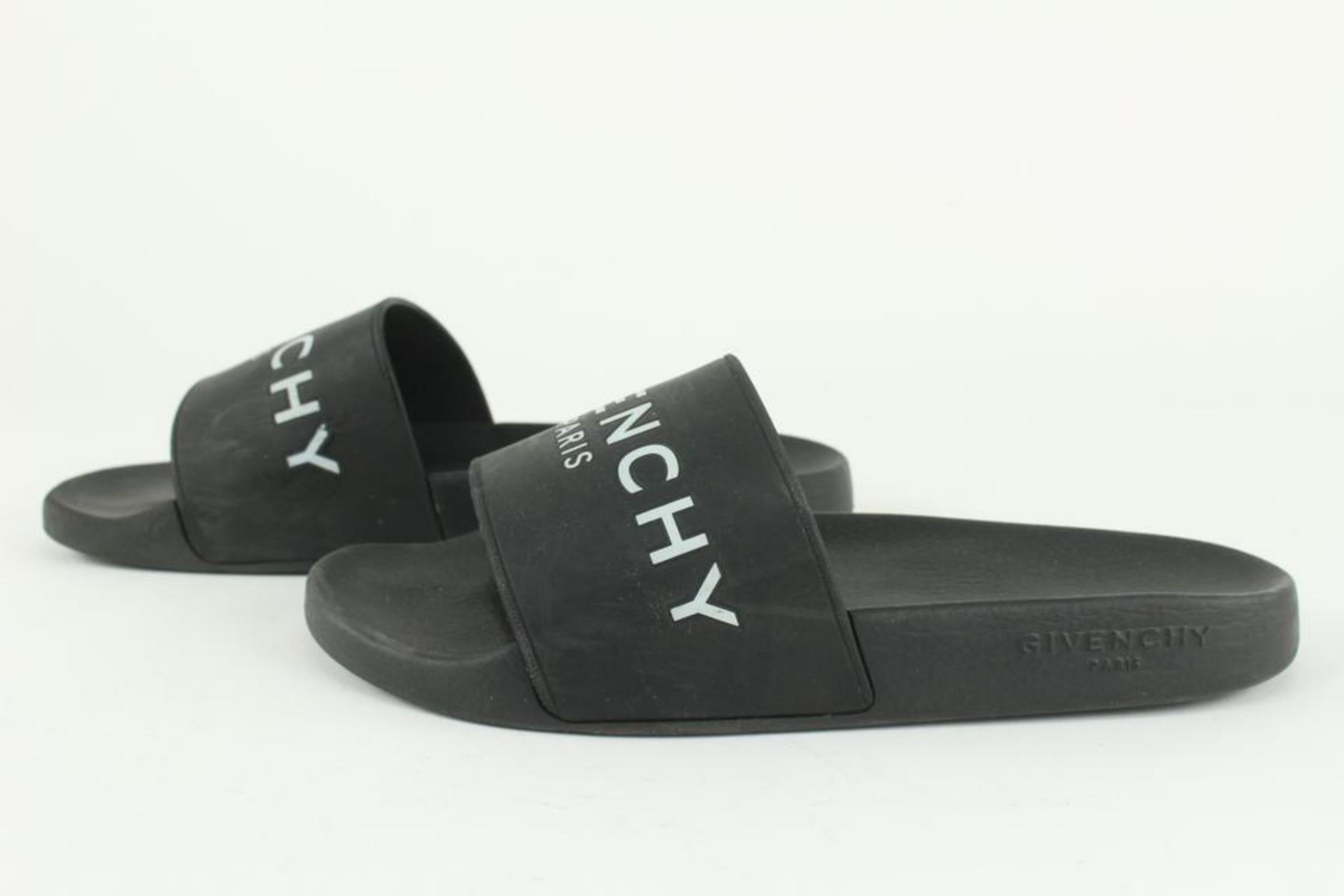 Givenchy Women's 7 US Logo Slides Sandals 4GV1112 For Sale 1